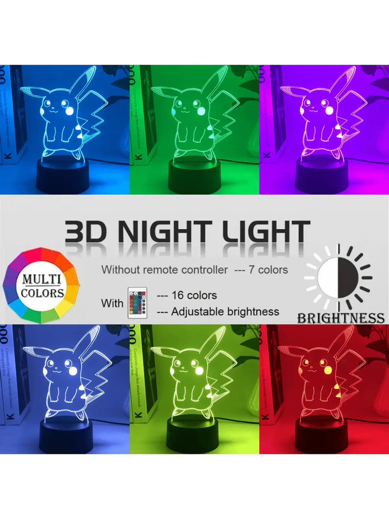 Luminária Noturna 3D com Ilusão