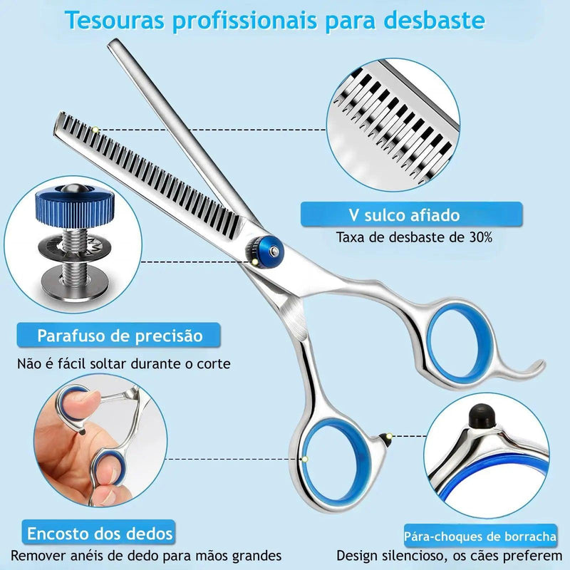 Kit 5 Tesouras