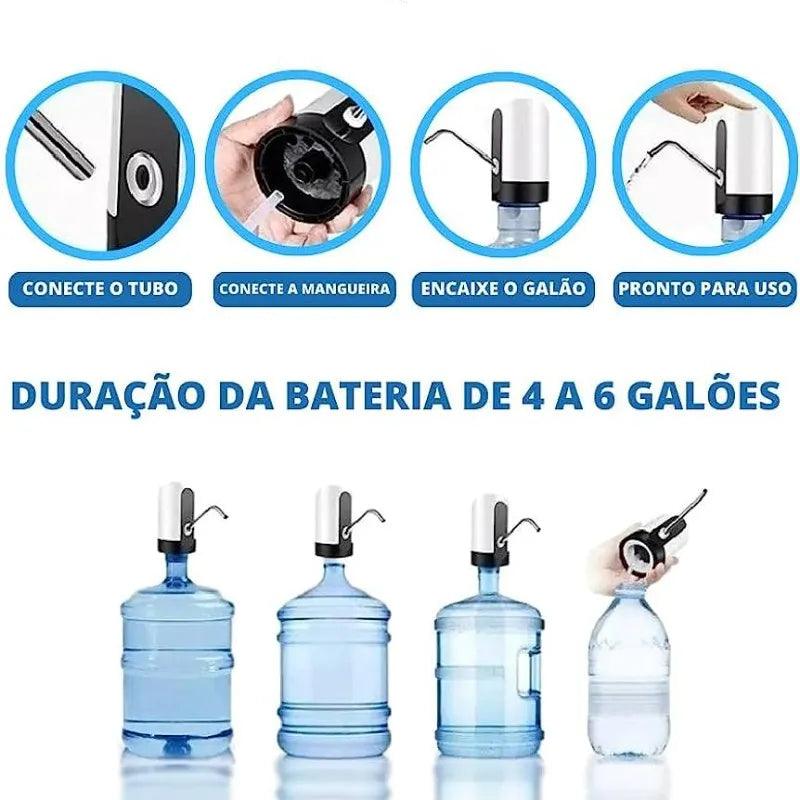 Bebedouro bomba elétrica para galão água recarregável