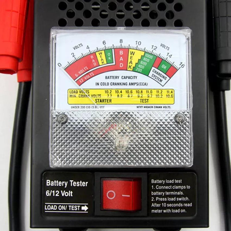 Teste de Bateria 6v A 12v e Funcionamento Alternador 500A