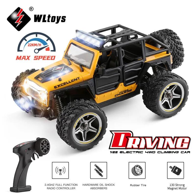 WLtoys Mini RC veículo off-road com controle remoto