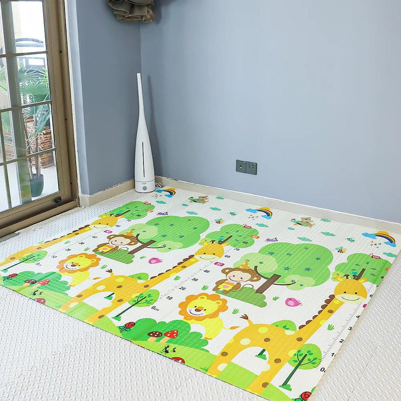 Dobrável Cartoon Play Mat para bebê e crianças