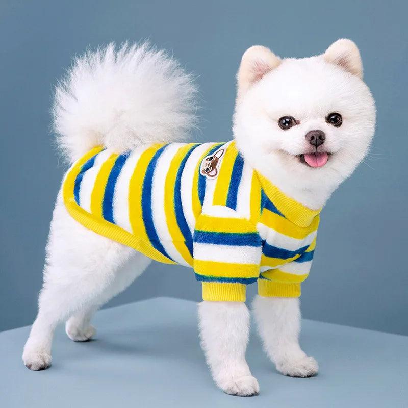 Roupas para pets de inverno com moletom