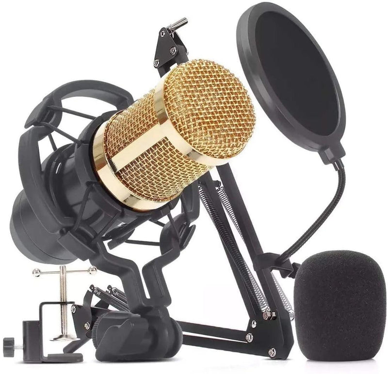 Microfone Condensador Profissional Studio Podcast