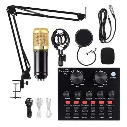 Microfone Condensador Profissional Studio Podcast