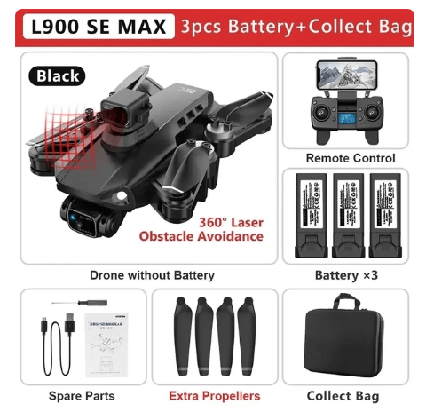 L900 Pro SE MAX - Drone com câmera profissional 4K, 5G, Wi-Fi