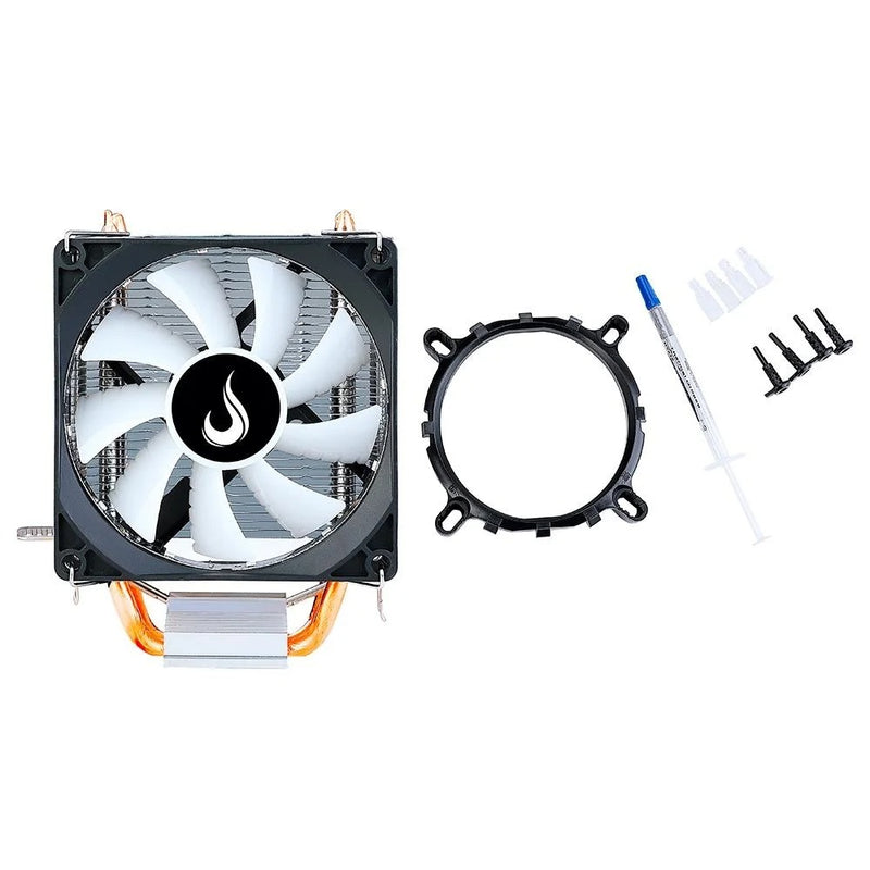 Air Cooler Gamer Rise Mode Z5, LED Rainbow, AMD/Intel, 90mm