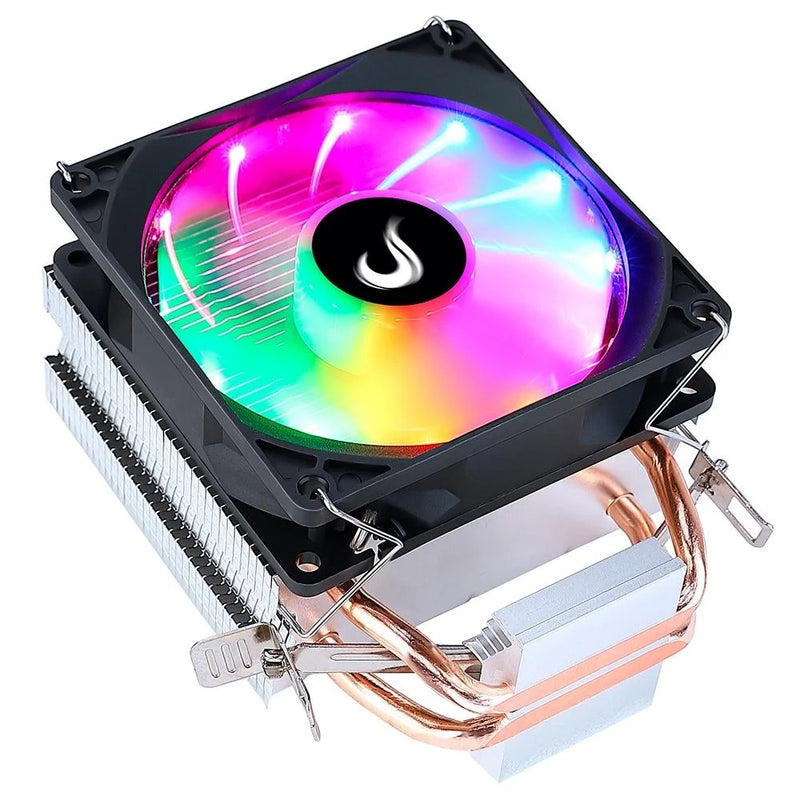 Air Cooler Gamer Rise Mode Z5, LED Rainbow, AMD/Intel, 90mm