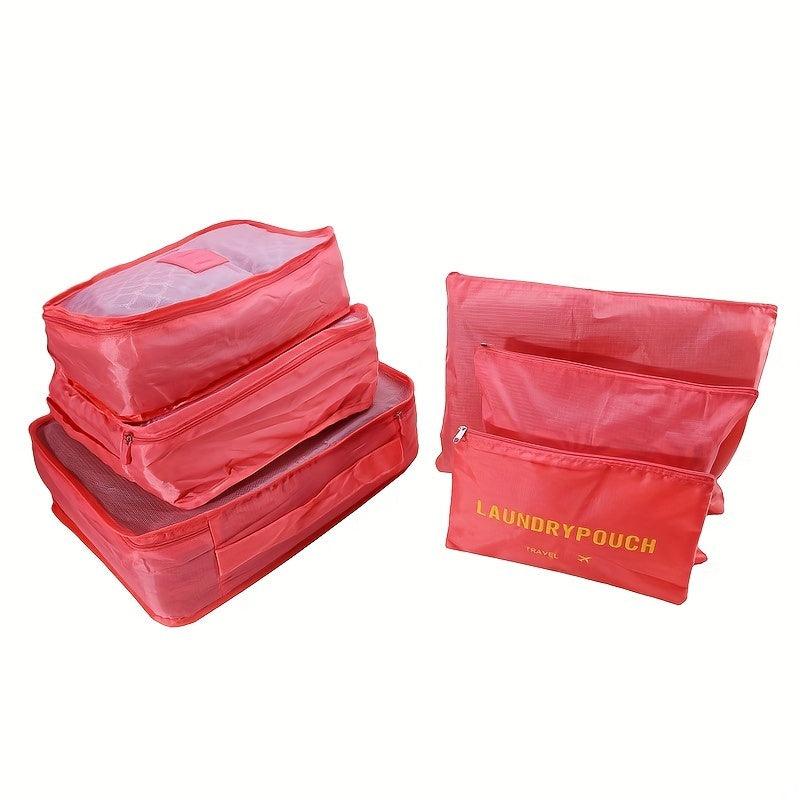 Kit 6 Bolsas Organizadoras para Mala de Viagem STORAGE BAG