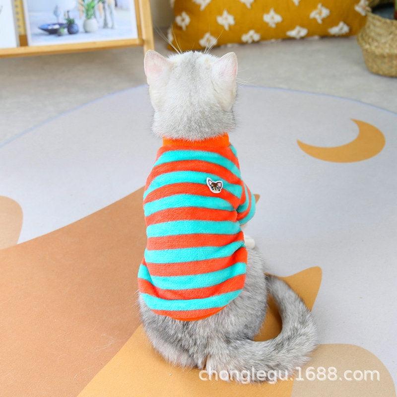 Roupas para pets de inverno com moletom