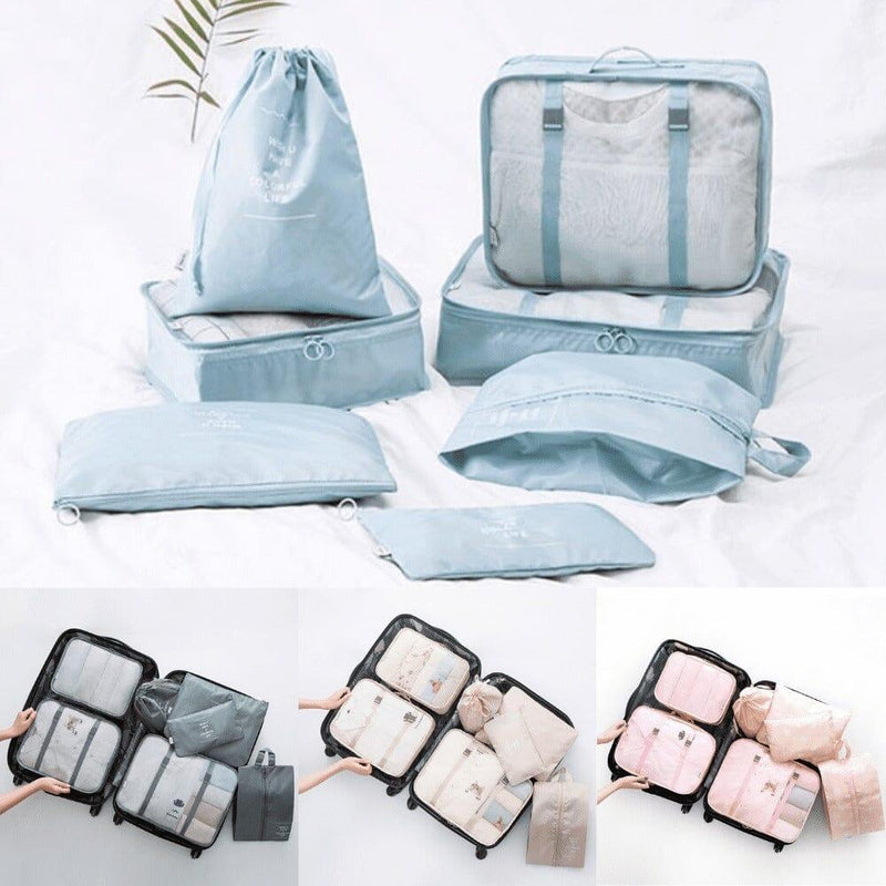 Kit 6 Bolsas Organizadoras para Mala de Viagem STORAGE BAG