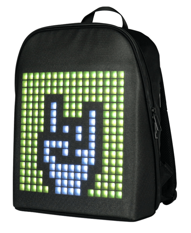 Mochila dinâmica com display LED inteligente/ à prova d'água