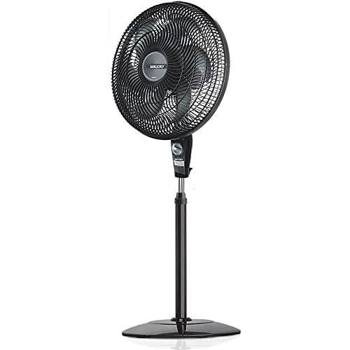 Ventilador Mallory Coluna Delfos TS - Preto Grafite 40 cm 127V